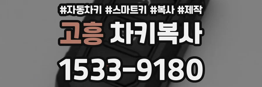 고흥 차키복사
