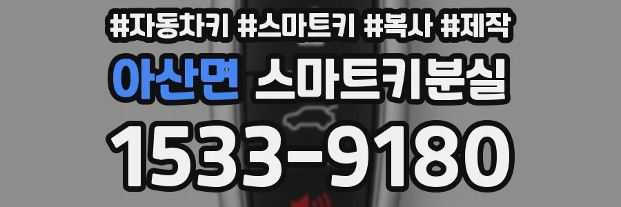 아산면 스마트키분실