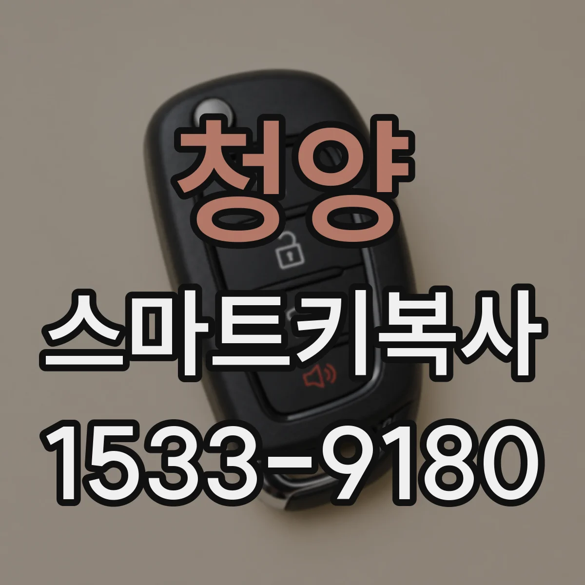 청양 스마트키복사