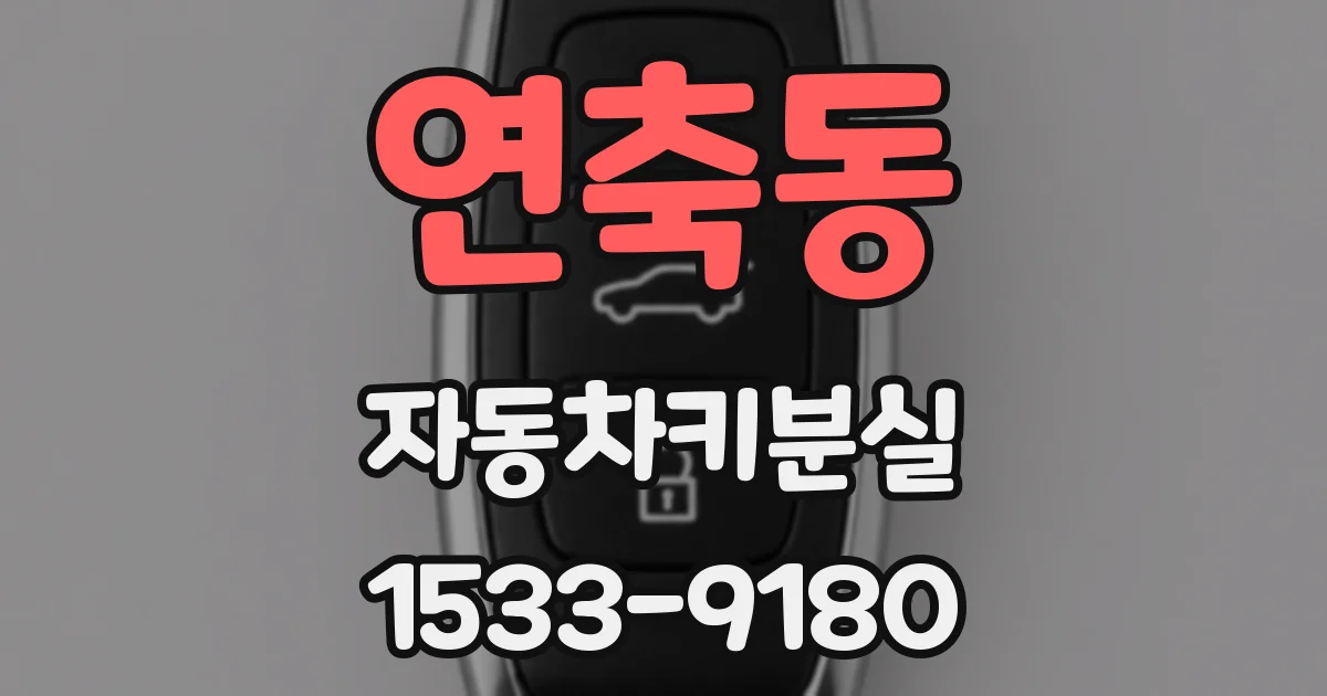 연축동 자동차키분실
