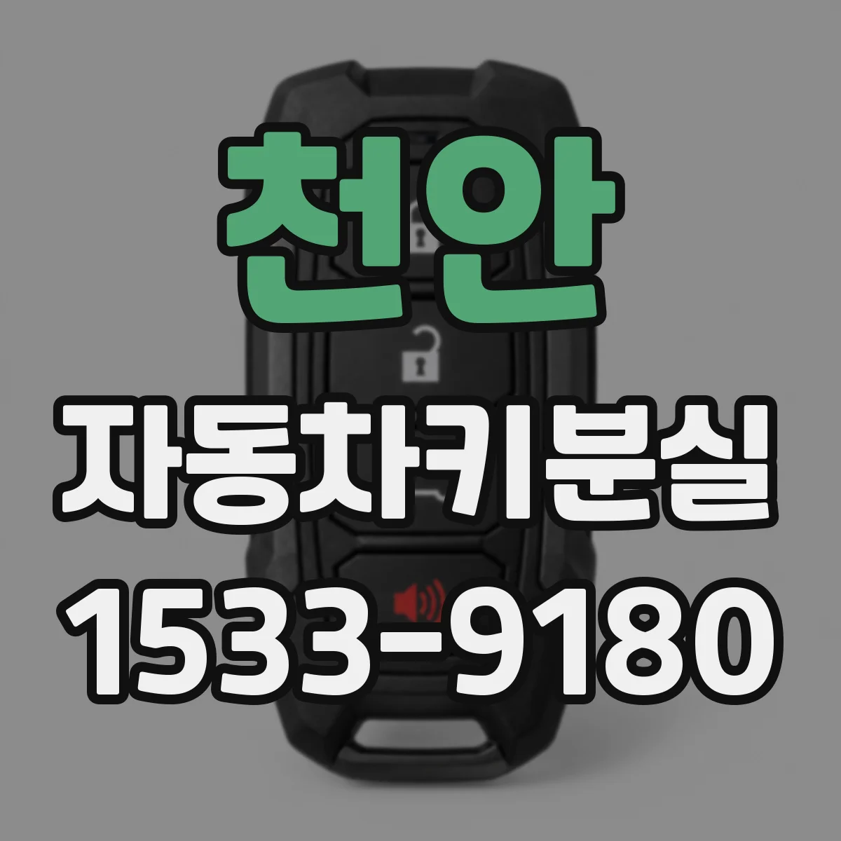 천안 자동차키분실