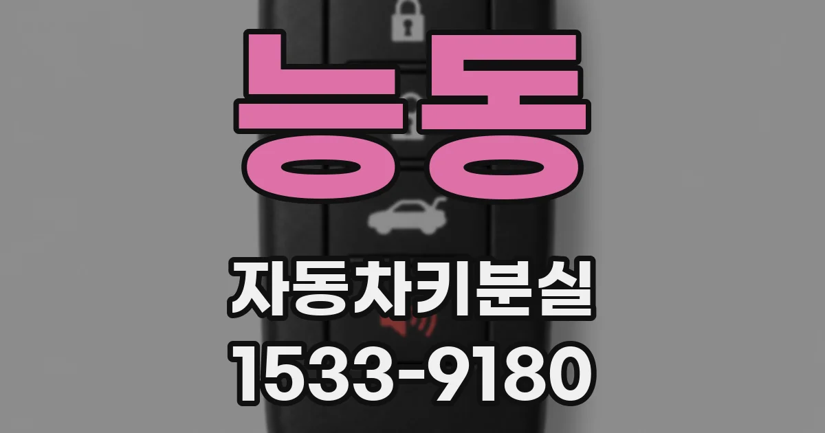 능동 자동차키분실
