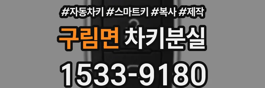구림면 차키분실