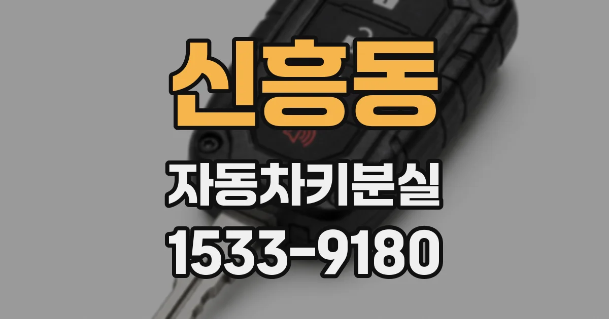 신흥동 자동차키분실