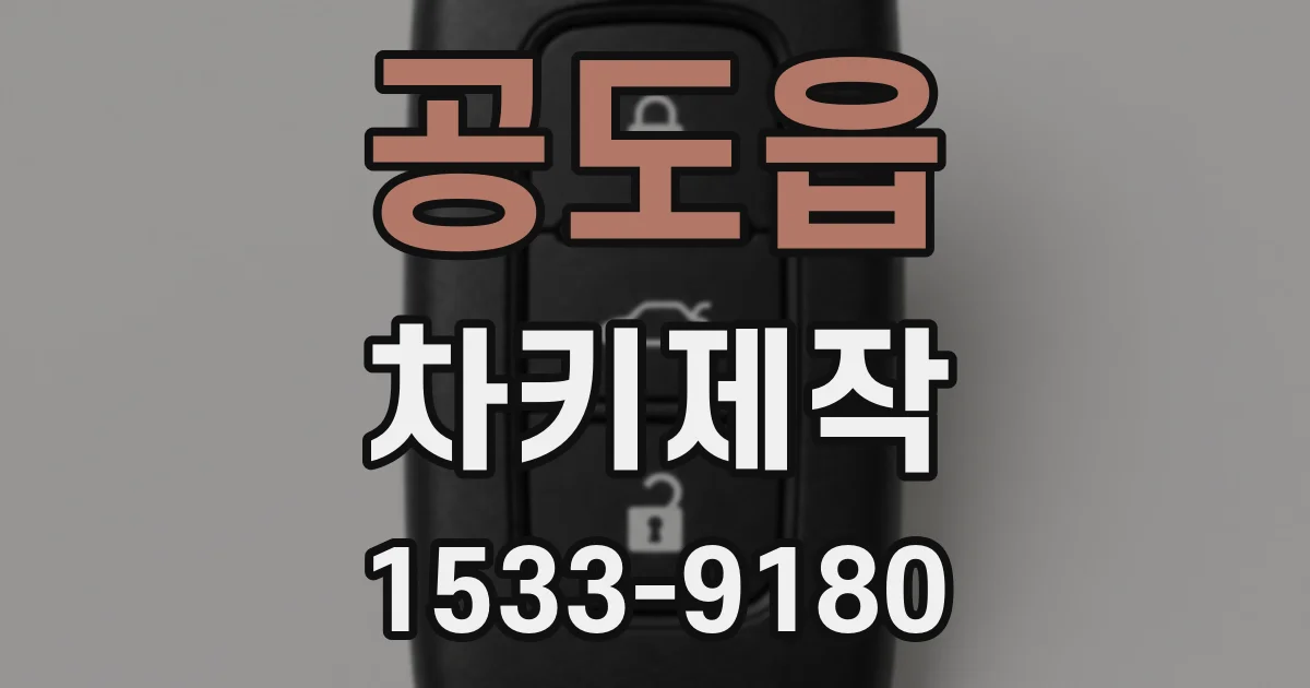 공도읍 차키제작