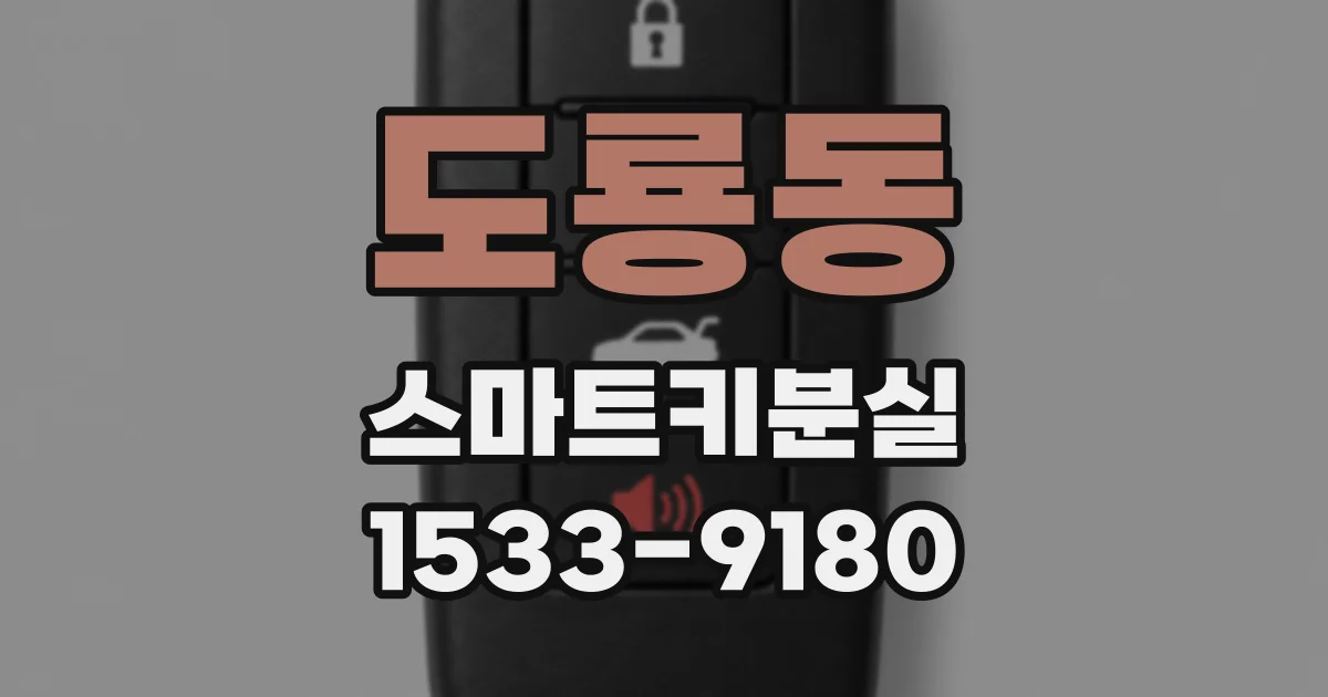 도룡동 스마트키분실
