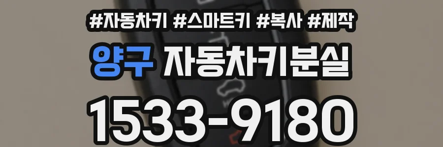양구 자동차키분실