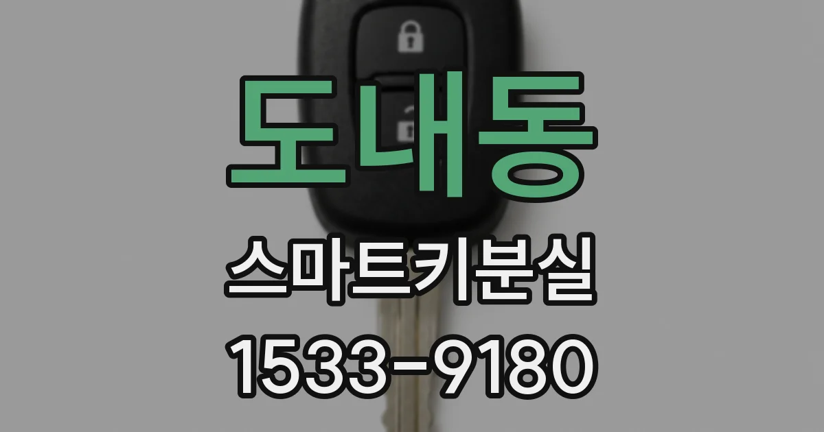 도내동 스마트키분실