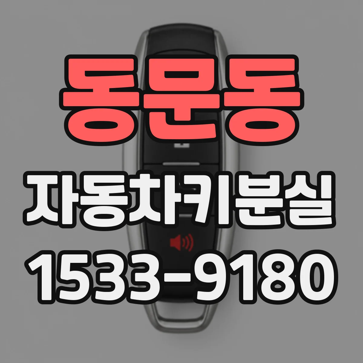 동문동 자동차키분실