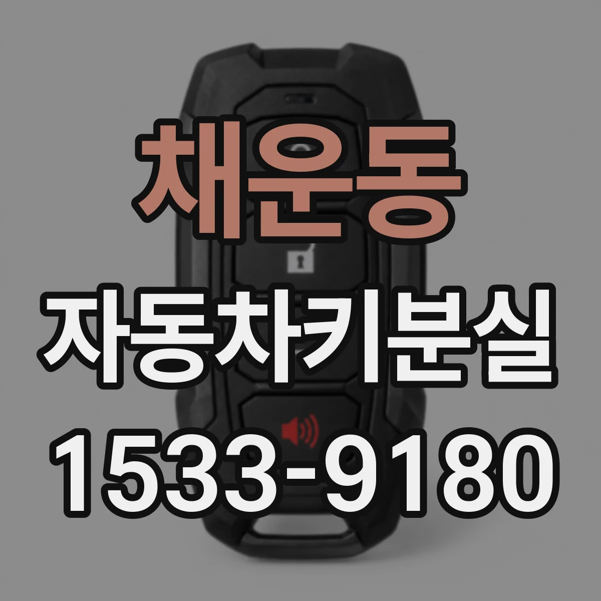 채운동 자동차키분실