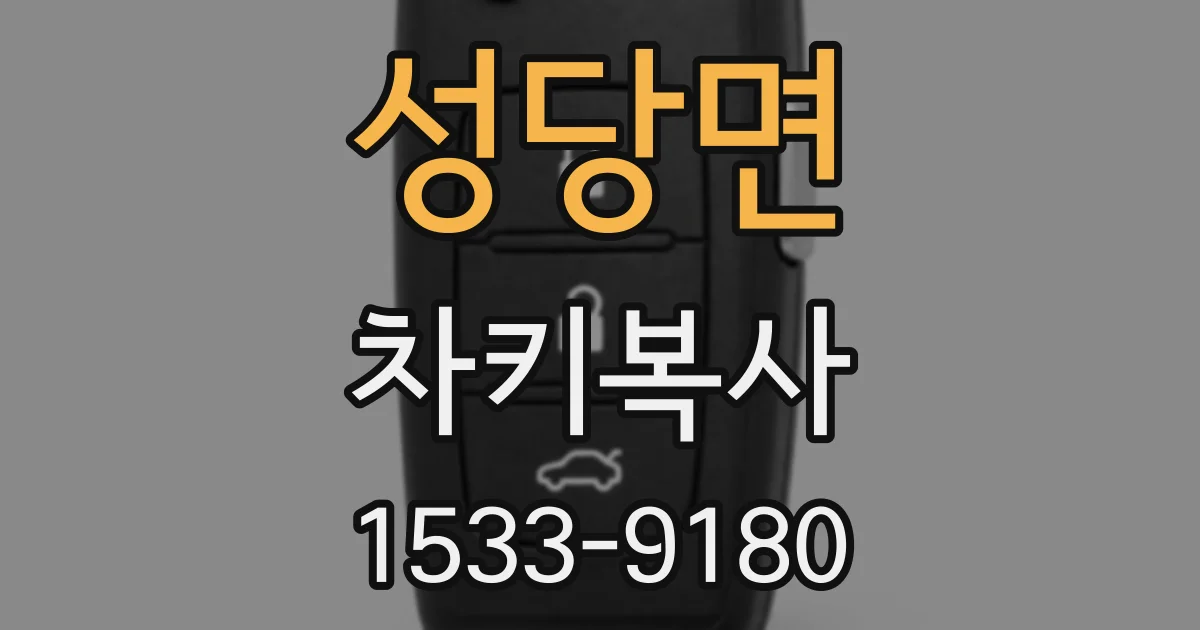 성당면 차키복사