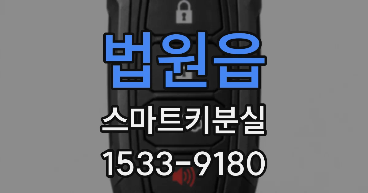 법원읍 스마트키분실