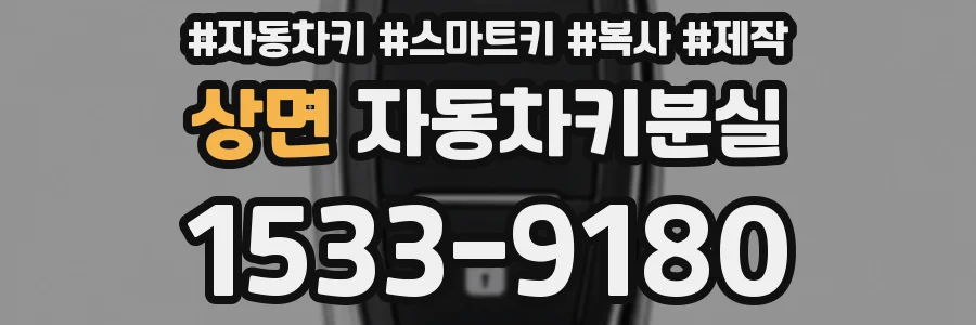 상면 자동차키분실
