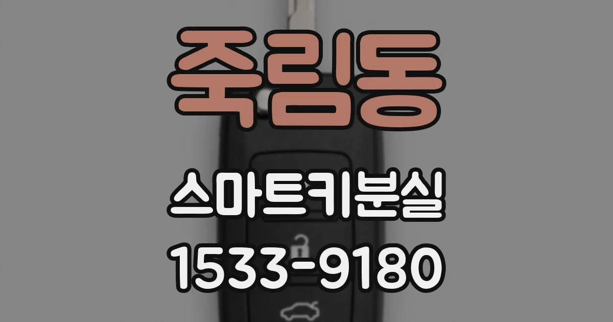 죽림동 스마트키분실