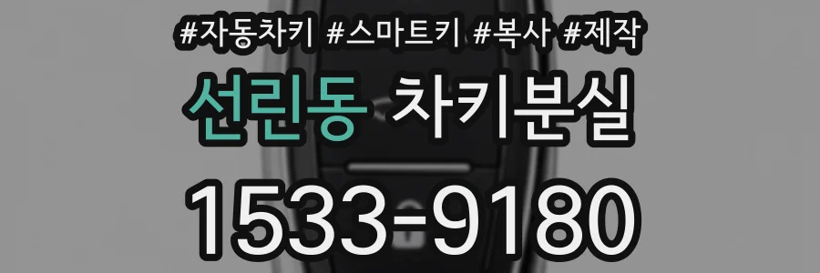 선린동 차키분실