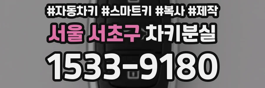 서울 서초구 차키분실