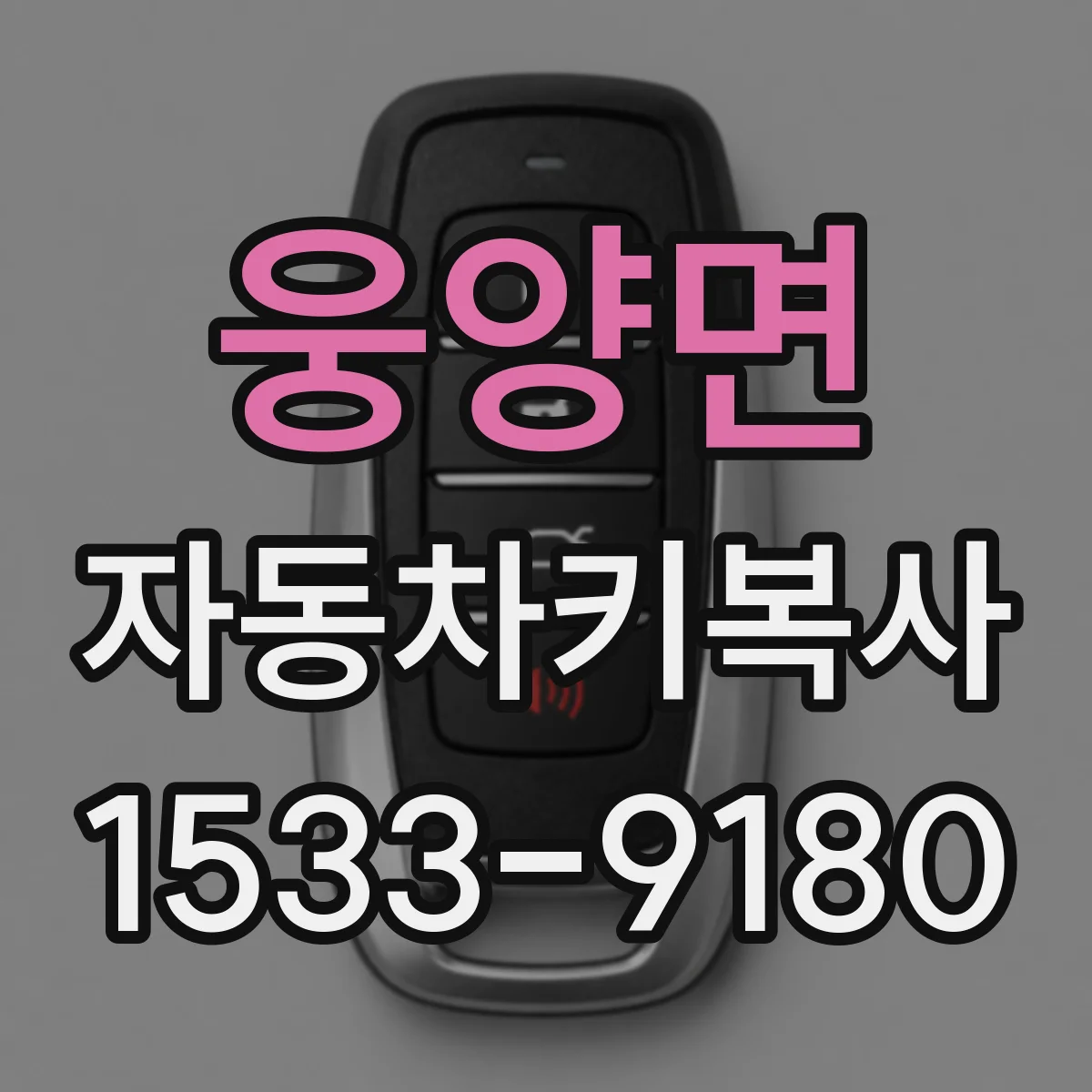 웅양면 자동차키복사