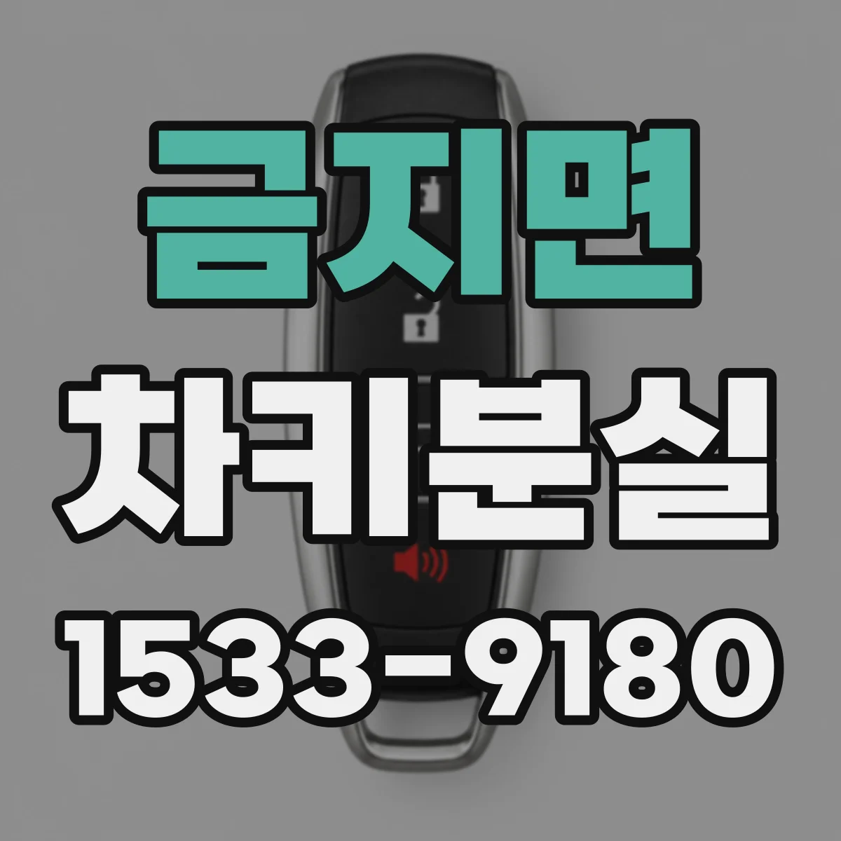 금지면 차키분실