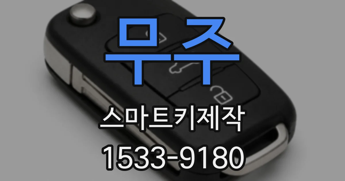 무주 스마트키제작