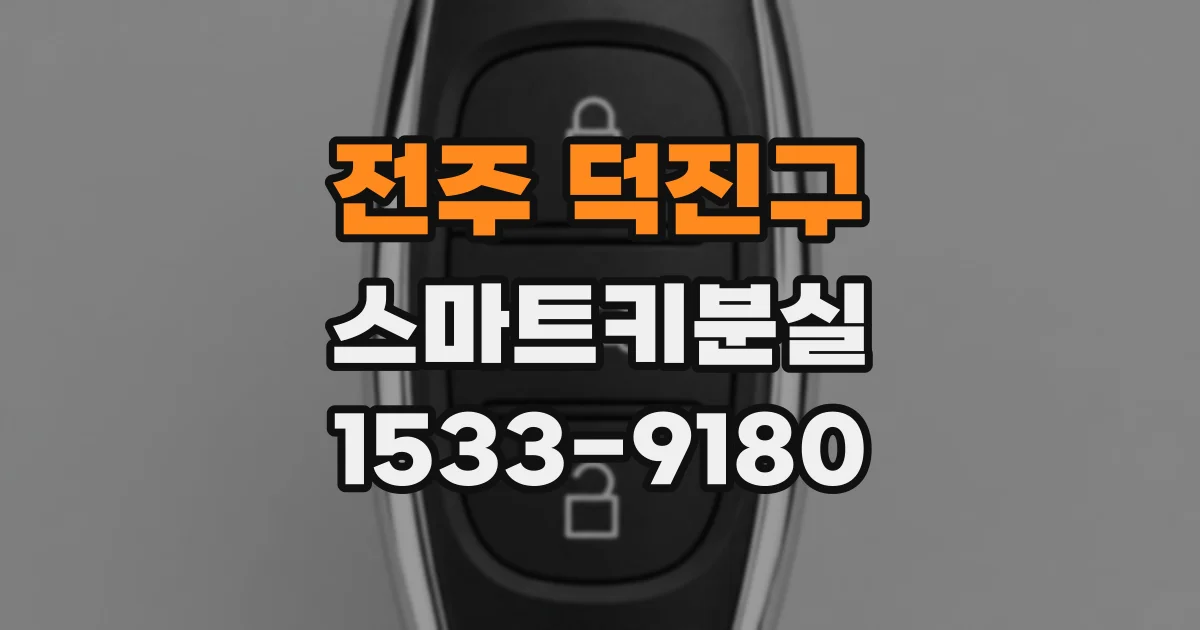 전주 덕진구 스마트키분실