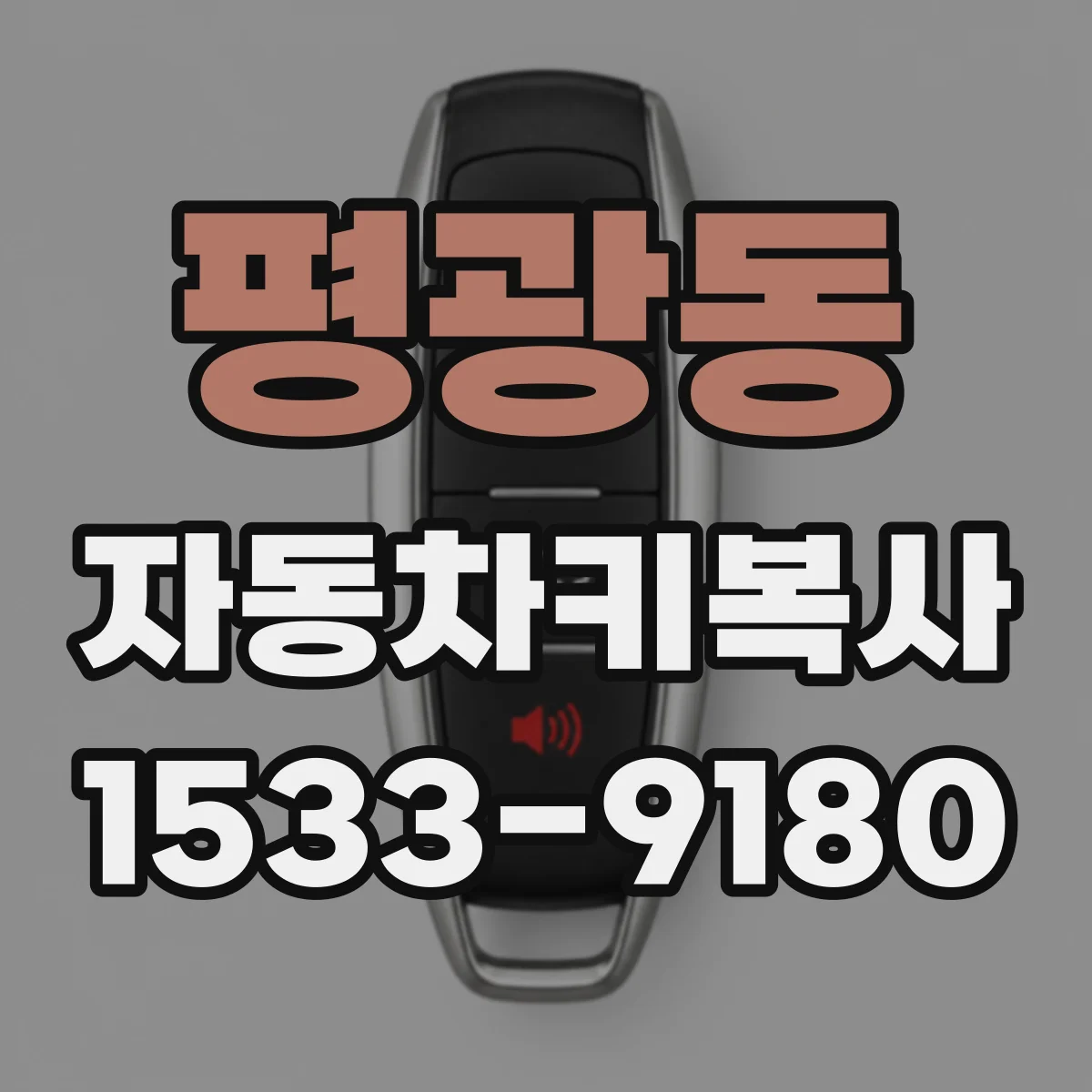 평광동 자동차키복사