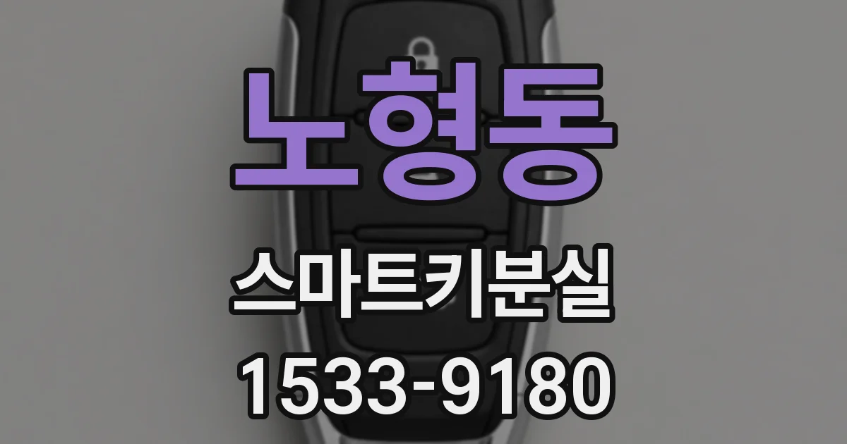 노형동 스마트키분실