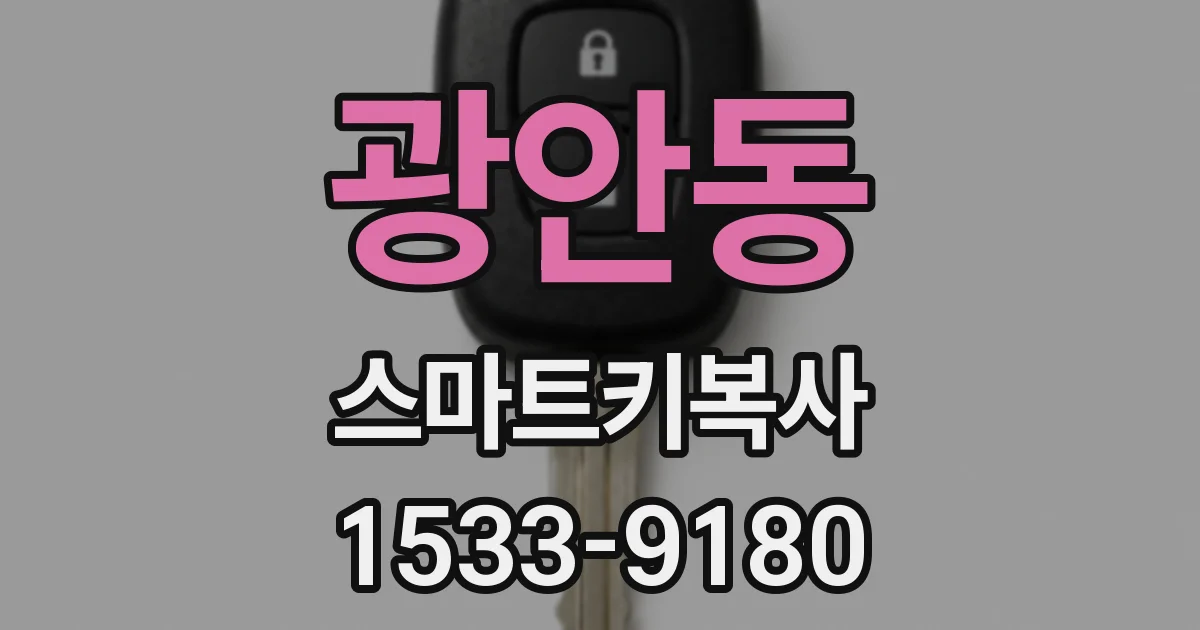 광안동 스마트키복사