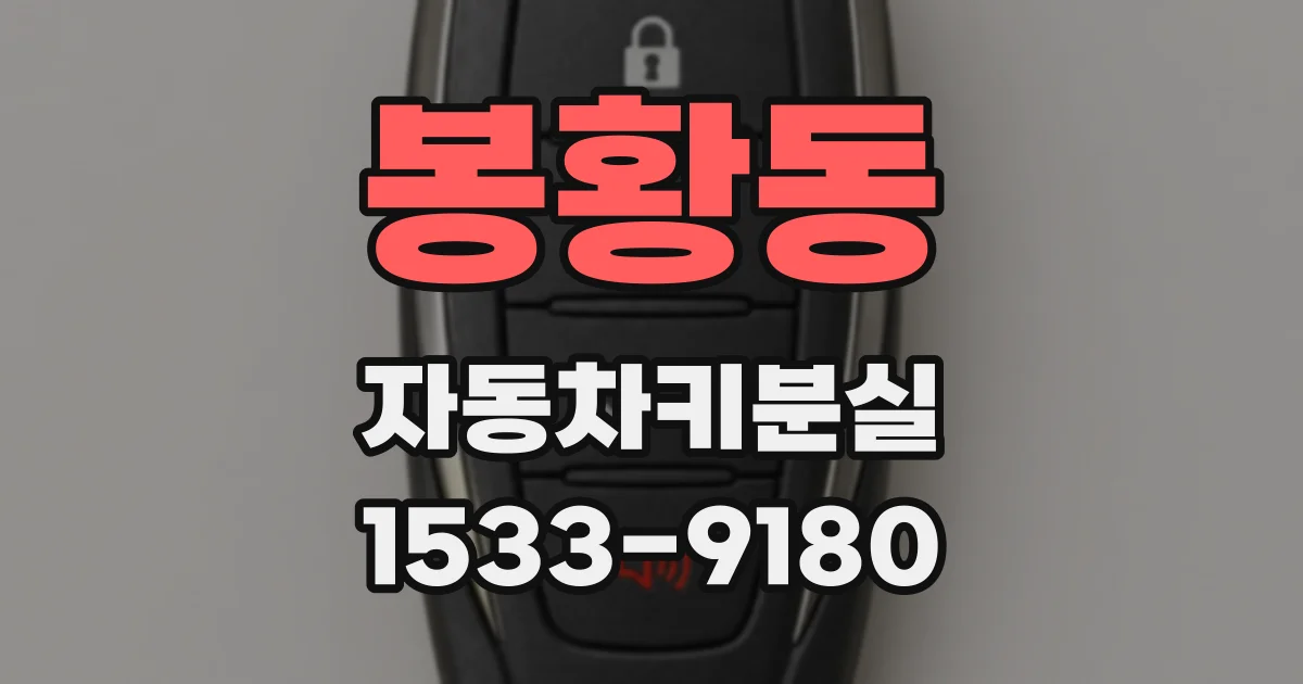 봉황동 자동차키분실