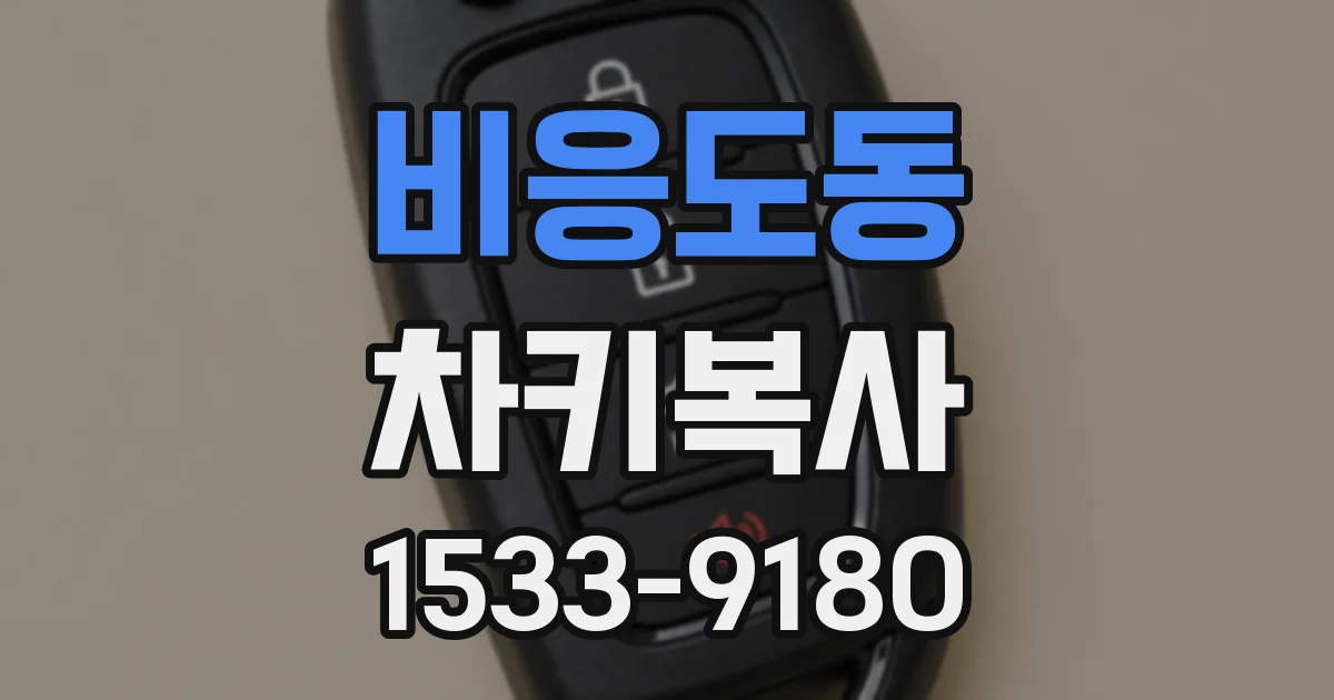 비응도동 차키복사