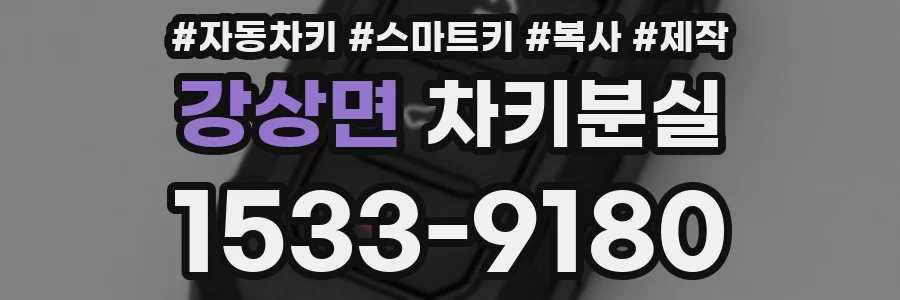 강상면 차키분실