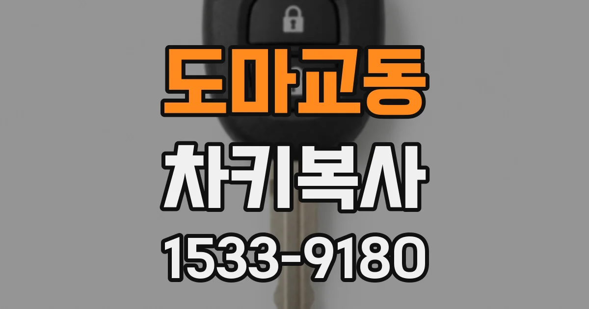 도마교동 차키복사