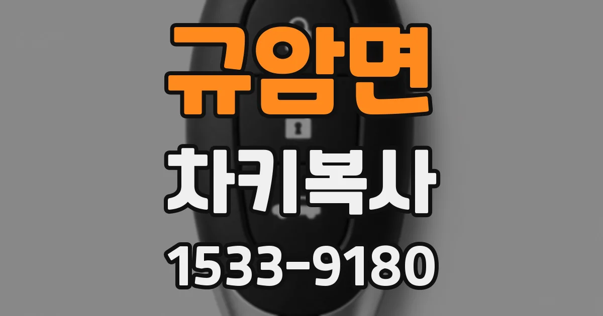 규암면 차키복사