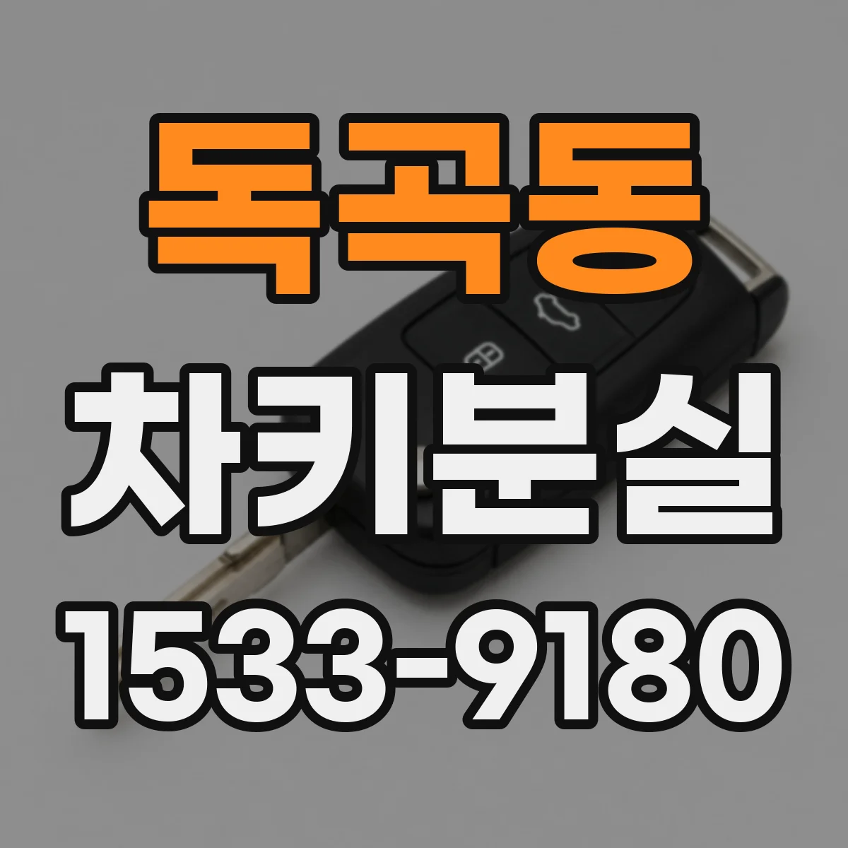 독곡동 차키분실