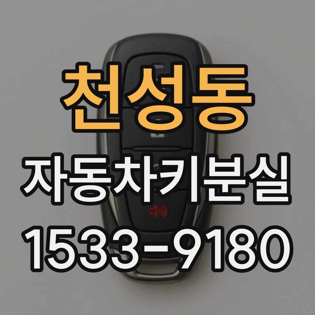천성동 자동차키분실