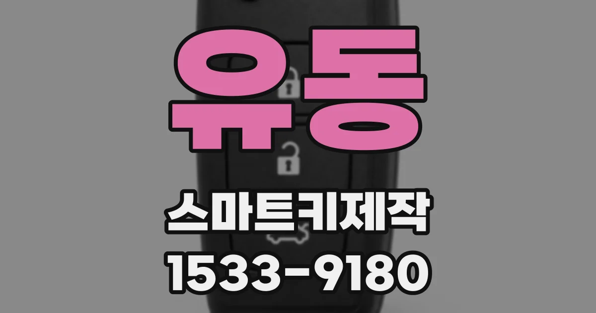유동 스마트키제작