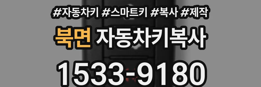 북면 자동차키복사