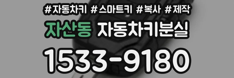 자산동 자동차키분실