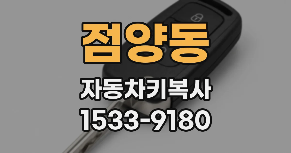 점양동 자동차키복사