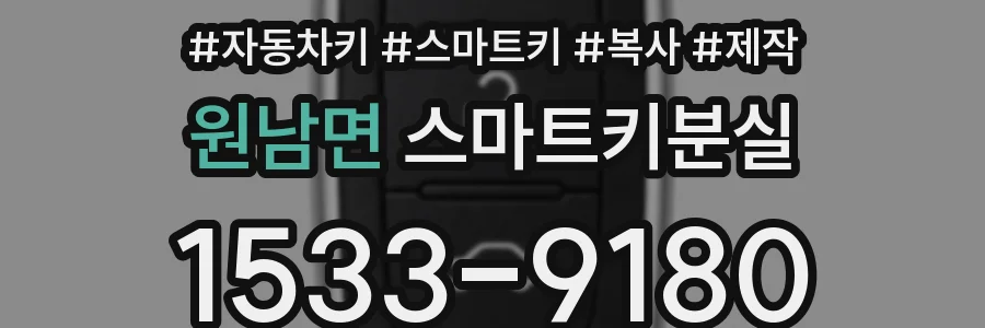 원남면 스마트키분실