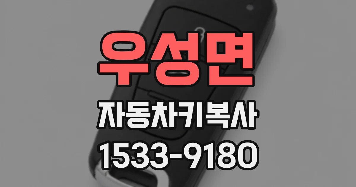 우성면 자동차키복사