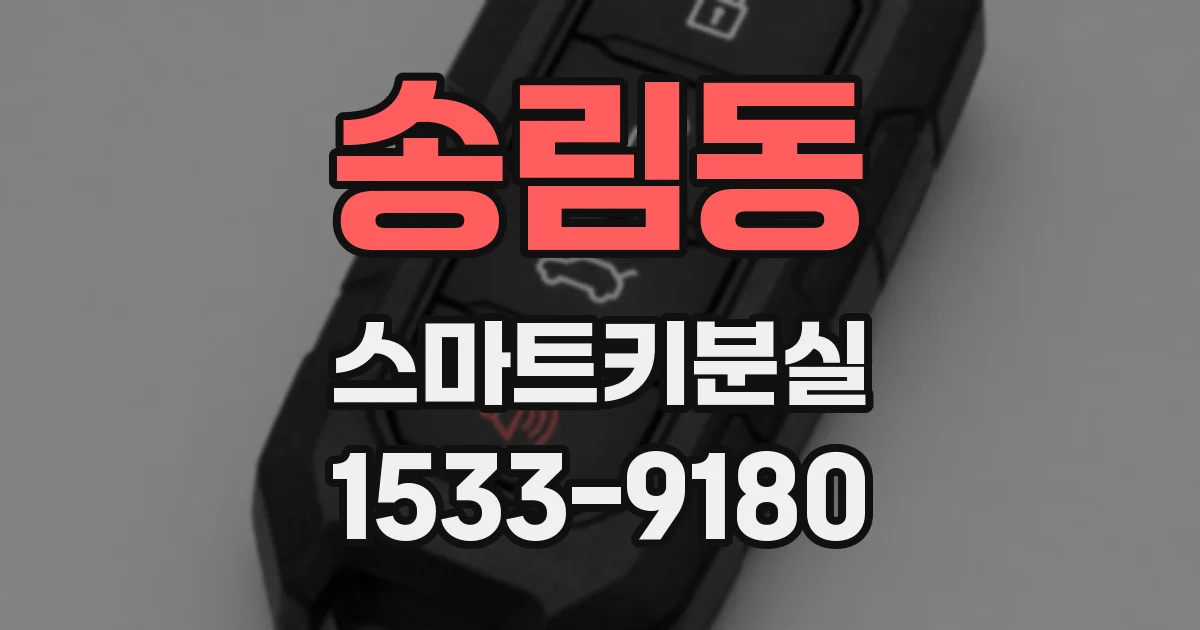 송림동 스마트키분실