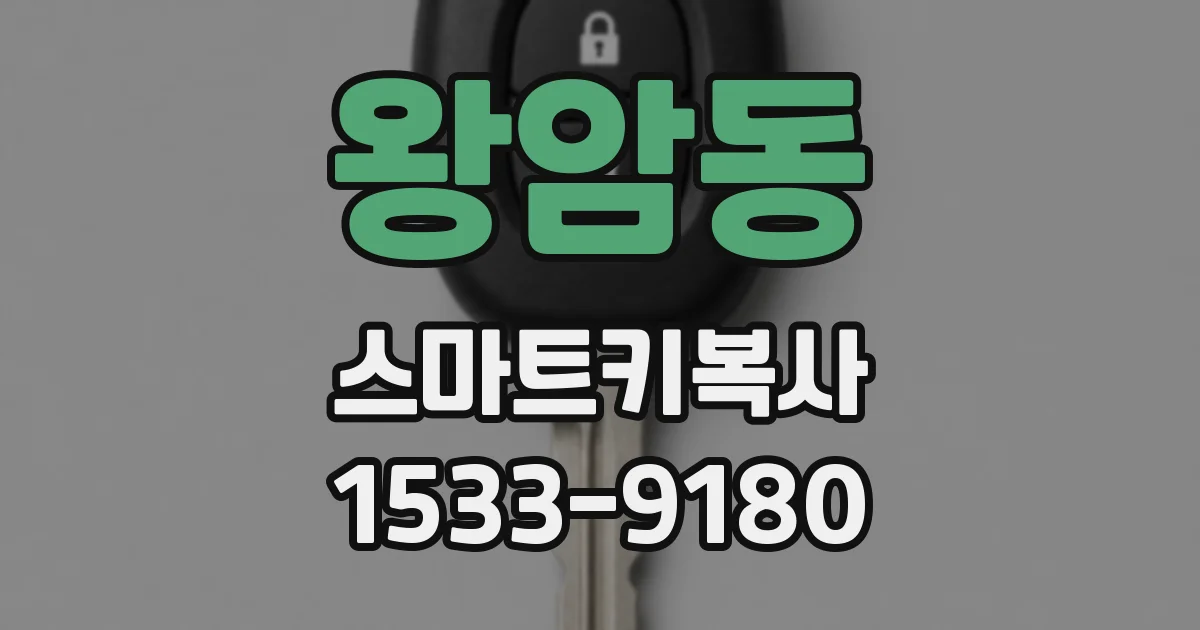 왕암동 스마트키복사
