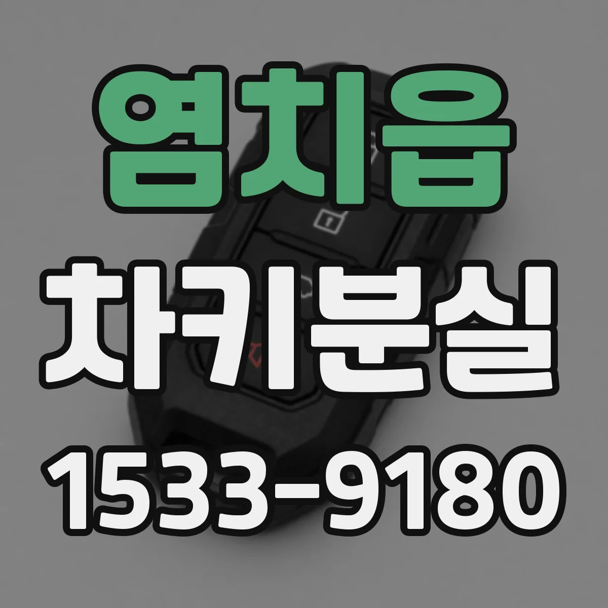 염치읍 차키분실