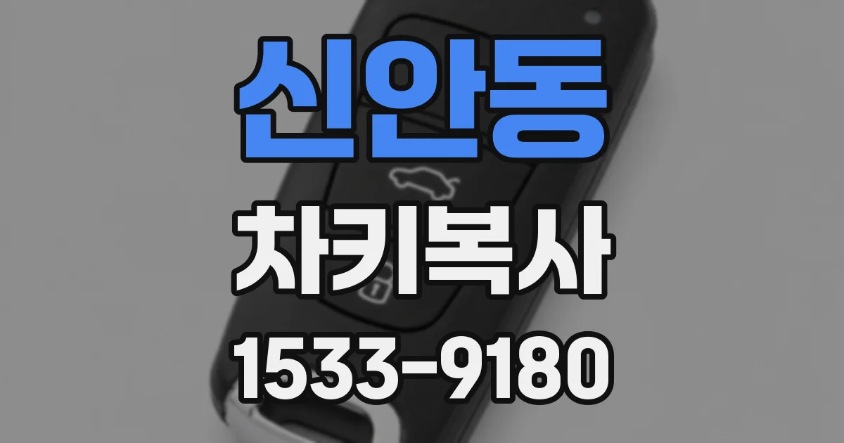 신안동 차키복사