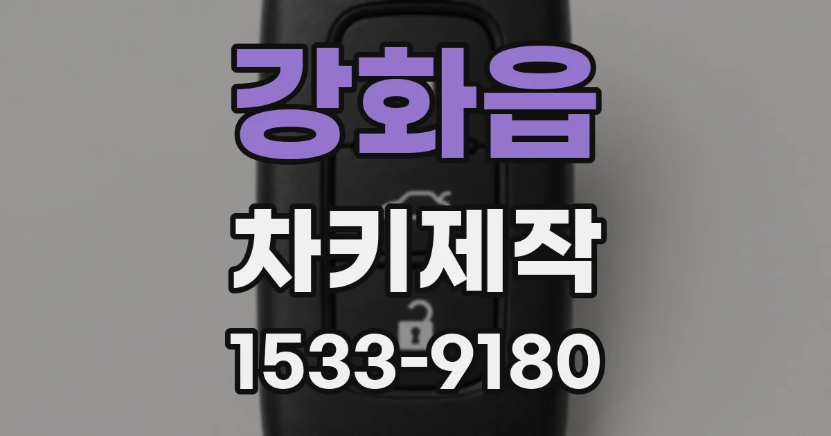 강화읍 차키제작