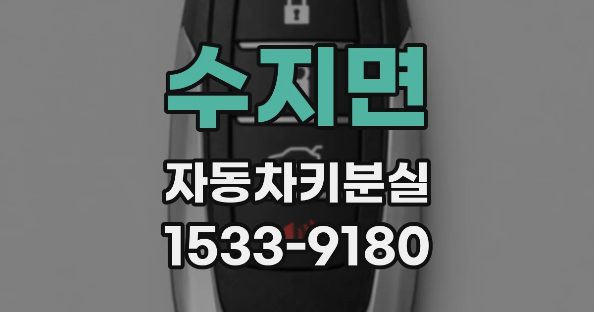 수지면 자동차키분실