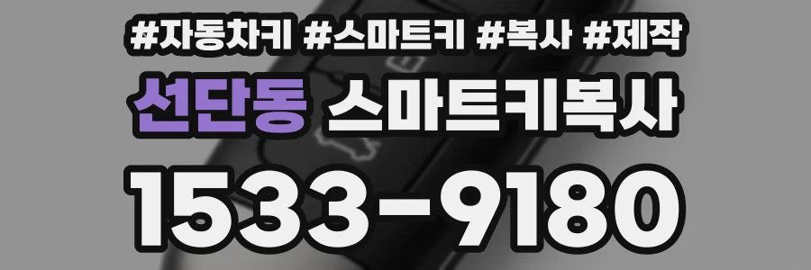선단동 스마트키복사
