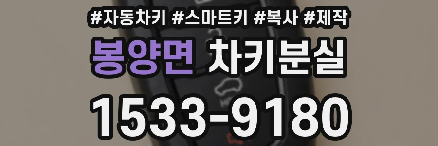 봉양면 차키분실