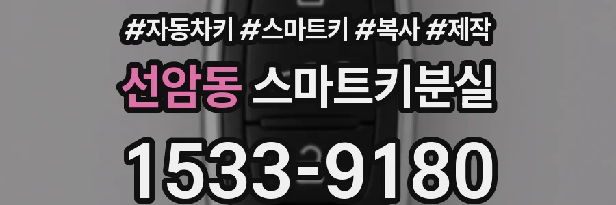 선암동 스마트키분실