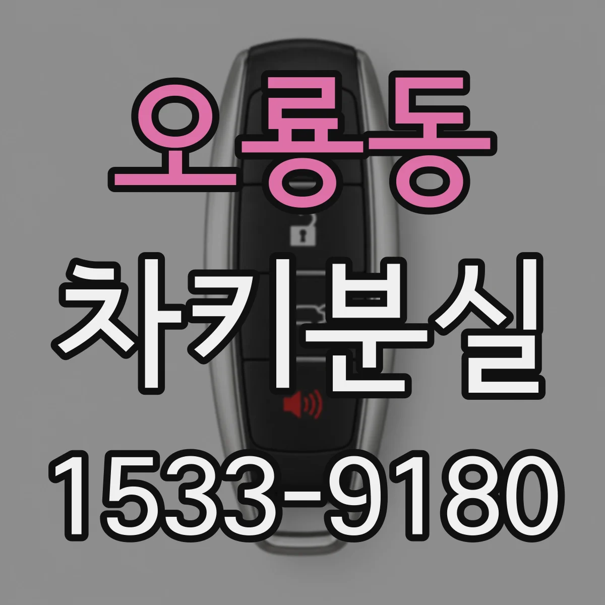오룡동 차키분실